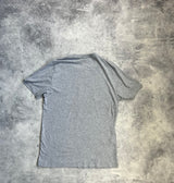 CP company grey block logo tee