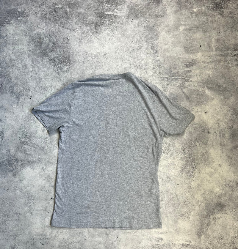 CP company grey block logo tee