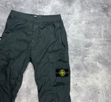 Stone island charcoal grey cargo trousers