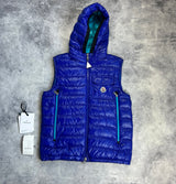 Moncler raglot blue gilet