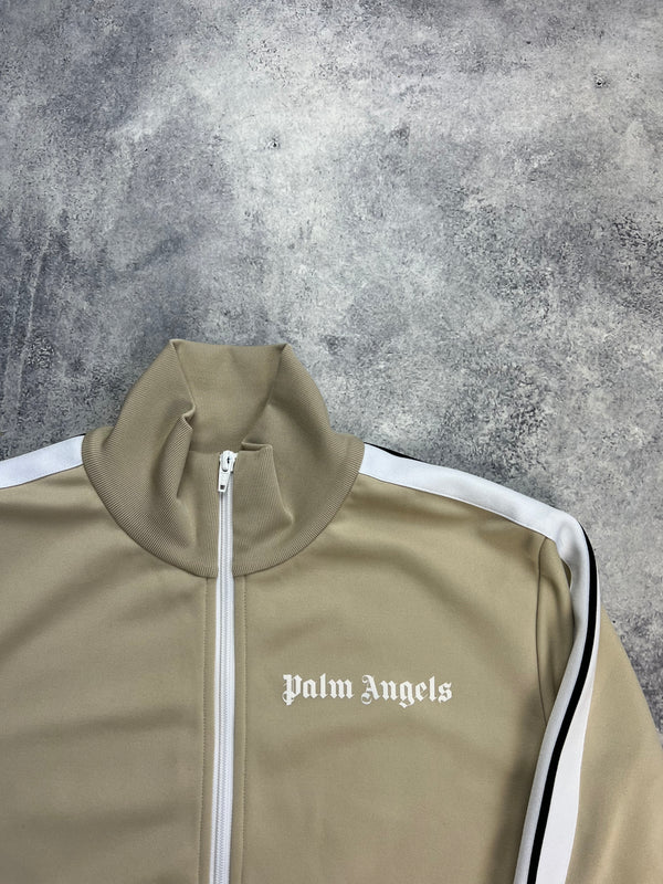 Palm angels beige track jacket