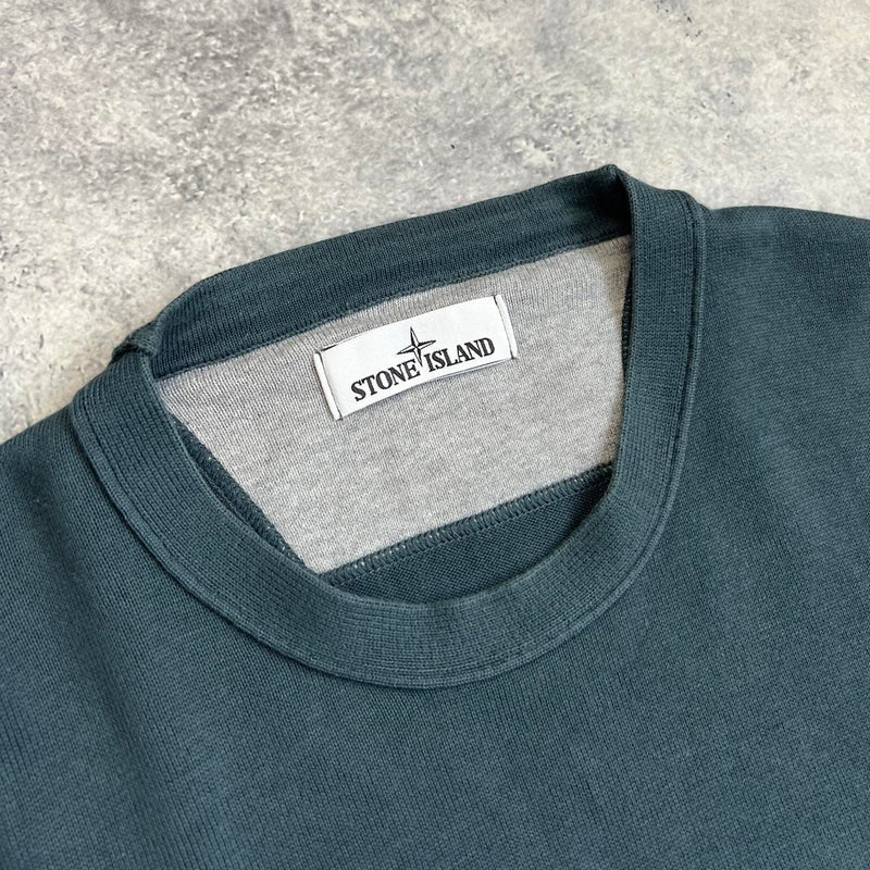 Stone island SS18 blue knit jumper