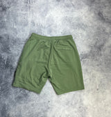 Stone island khaki cotton shorts