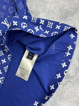 Louis vuitton blue monogram gradient tee