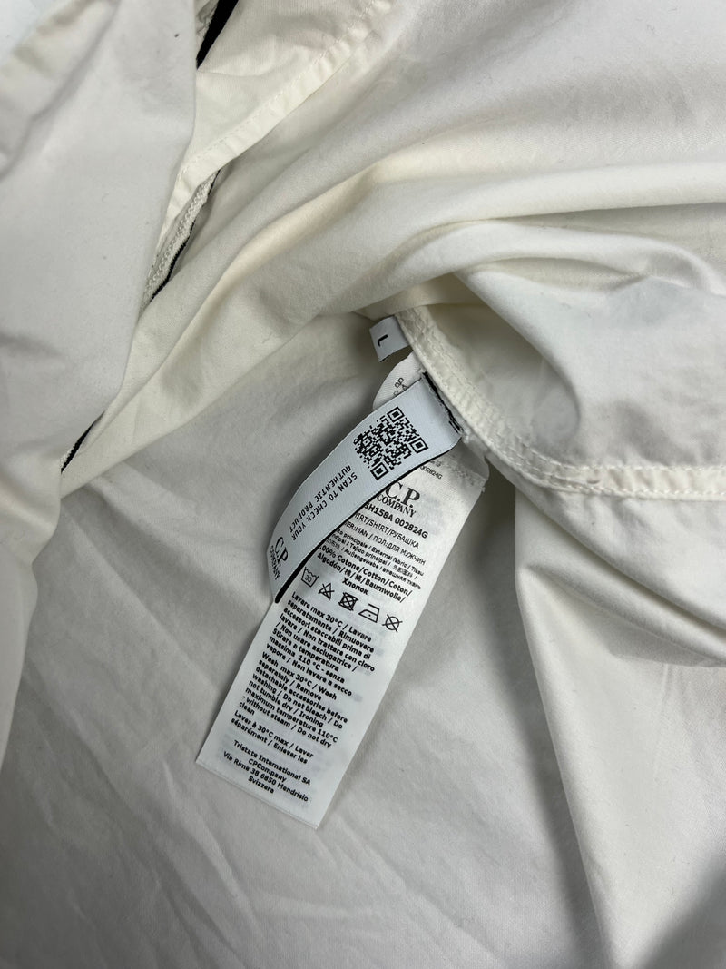 CP company white overshirt