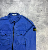 Stone island 2021 blue overshirt