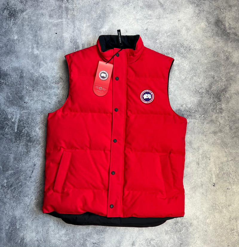 Canada goose red freestyle gilet