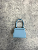 JACQUEMUS the Chiquito baby blue signature mini handbag