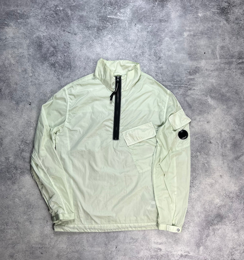 CP company half zip nylon green overshirt jacket