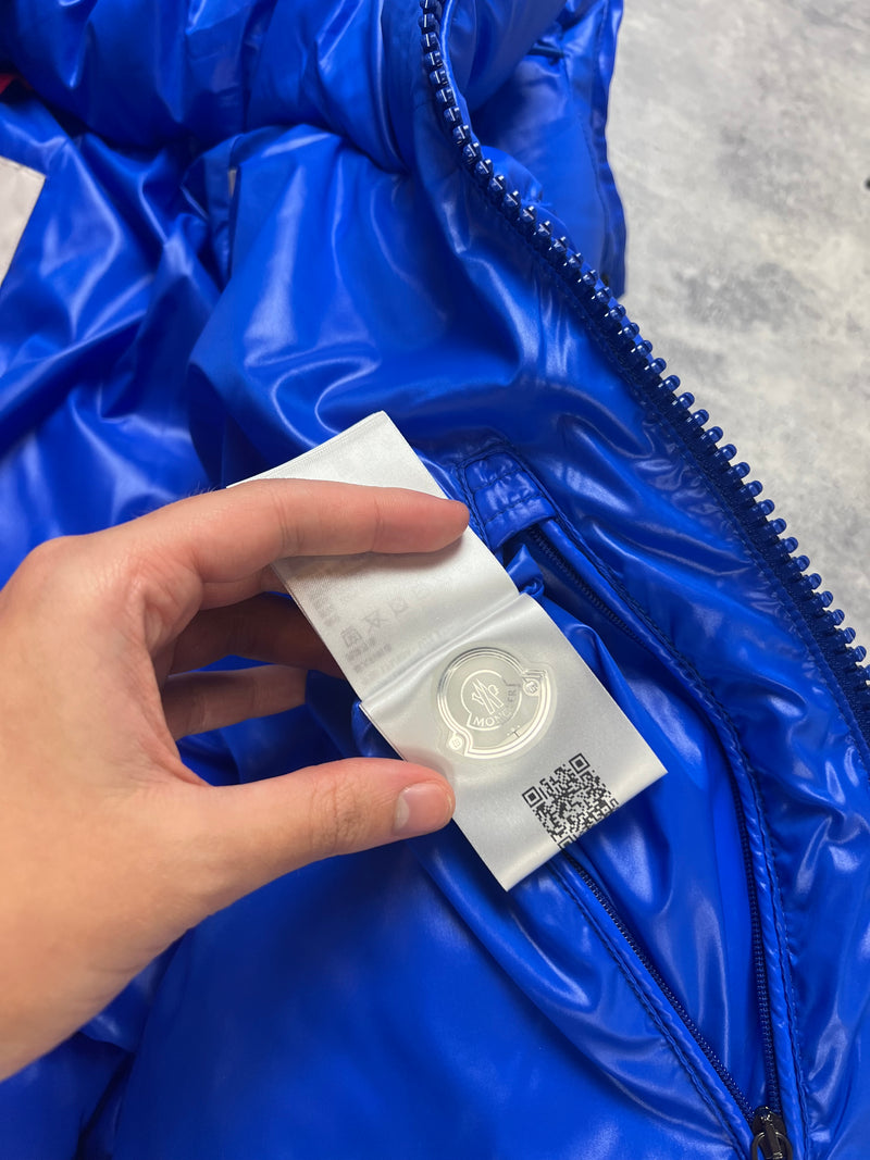 Moncler blue maya giubbotto jacket