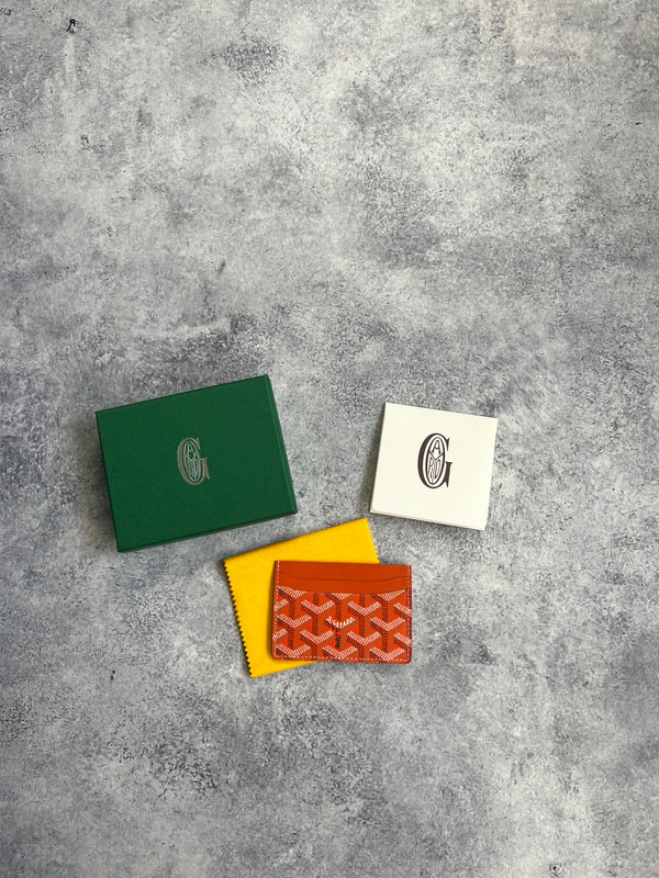 Goyard Saint Sulpice orange cardholder