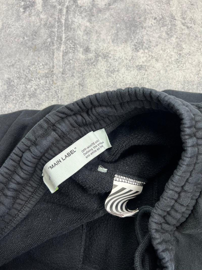 Off-white airport tape black joggers