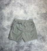 Stone island 2019 silver nylon metal swim shorts