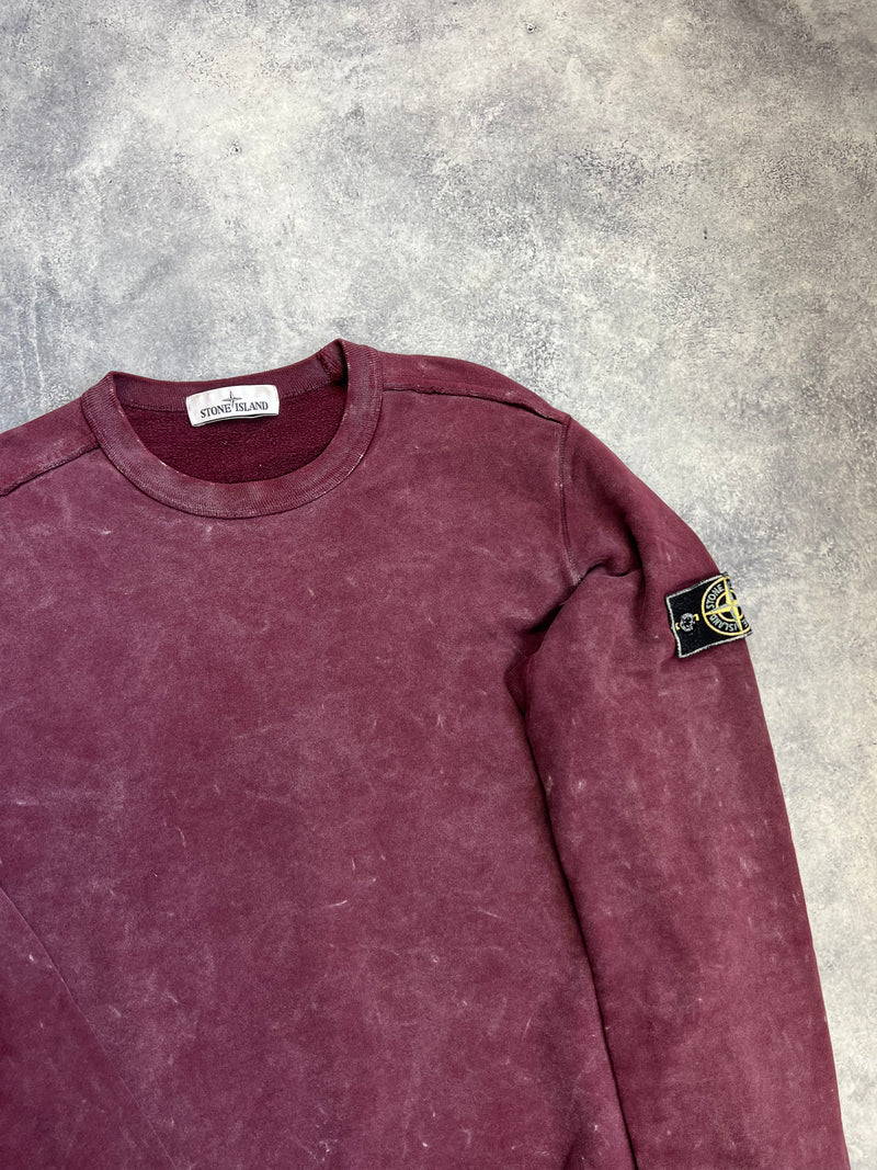 Stone island 2017 burgundy frost jumper