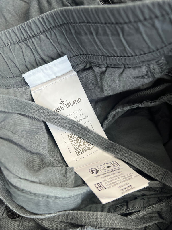 Stone island charcoal grey cargo trousers