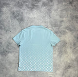 Louis Vuitton baby blue Gradient tee