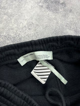 Off-white airport tape black arrow shorts