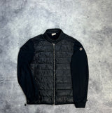 Moncler black tricot cardigan