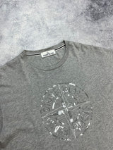 Stone island grey graphic tee