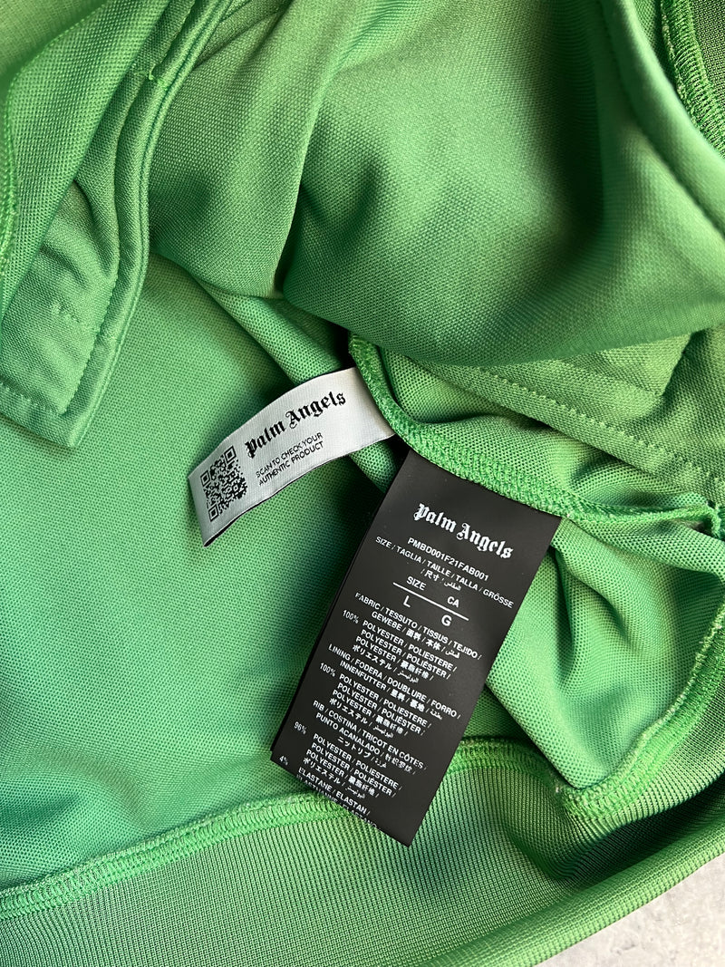 Palm angels green track jacket