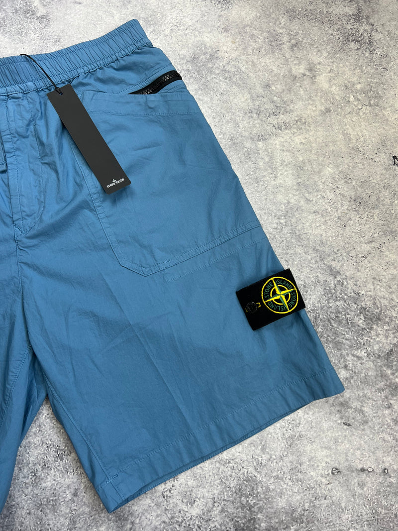 Stone island 2022 powder blue cargo shorts