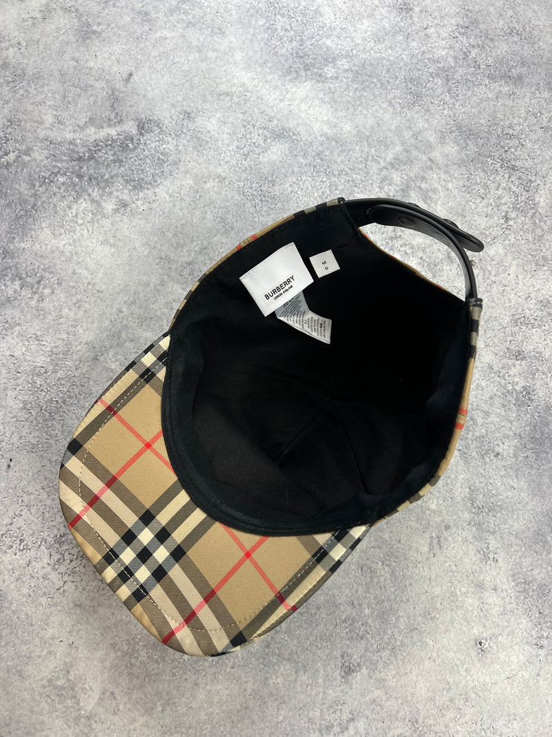 Burberry london check cap