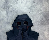 CP company navy padded goggle gilet