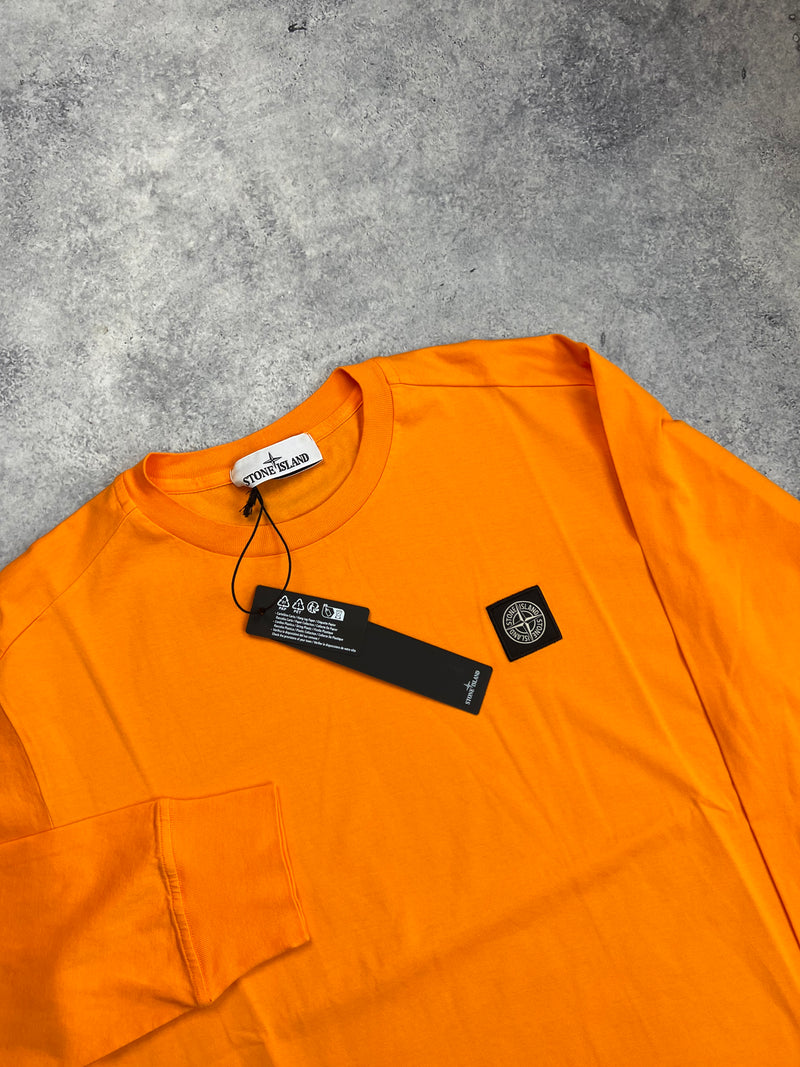 Stone island SS23 orange L/S tee