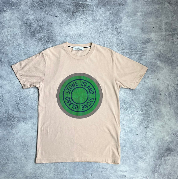 Stone island AW21 beige graphic tee