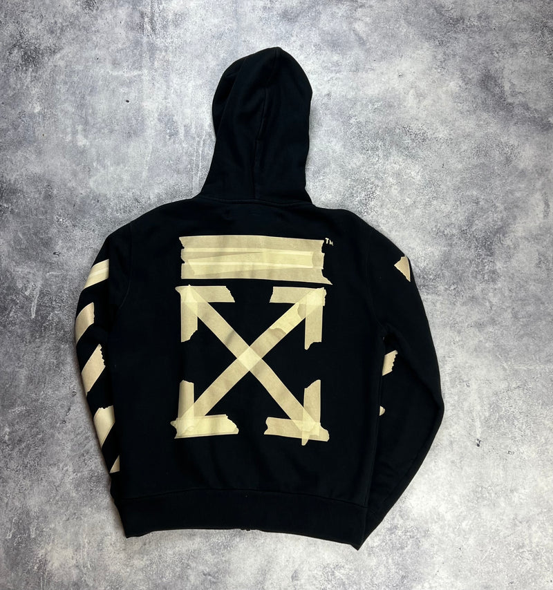 Off-white tape arrow black hoodie