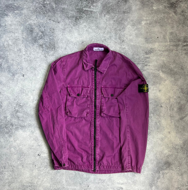 Stone island AW21 purple overshirt