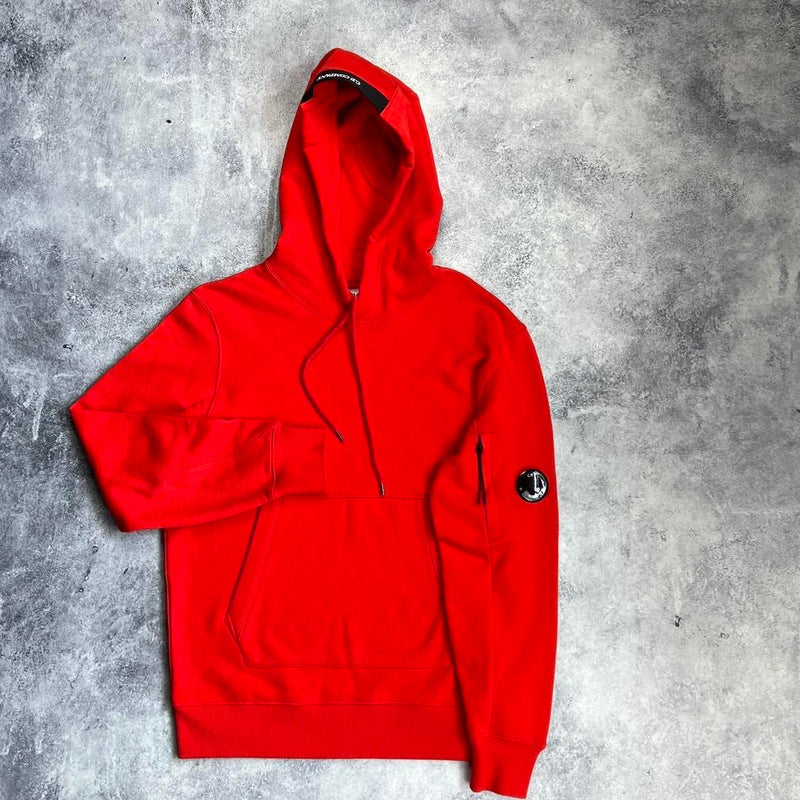 CP company red pullover hoodie