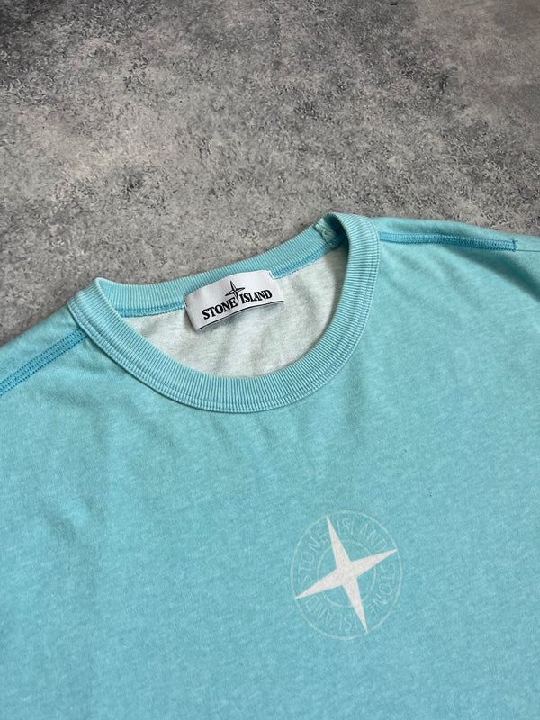 Stone island AW20 blue graphic tee