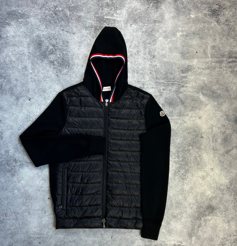 Moncler black maglia tricot cardigan