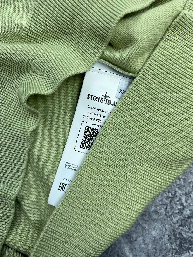 Stone island 2022 light green jumper