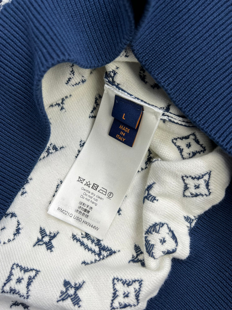 Louis Vuitton blue Gradient jumper