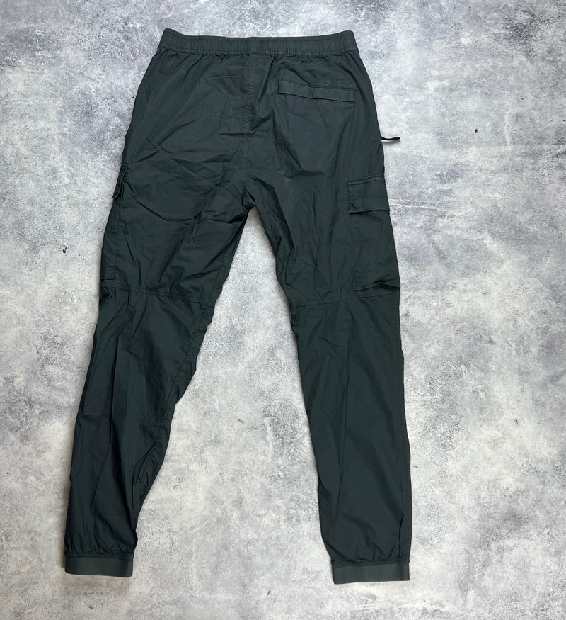 Stone island charcoal grey cargo trousers