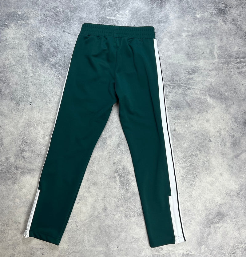 Palm angels dark green track pants