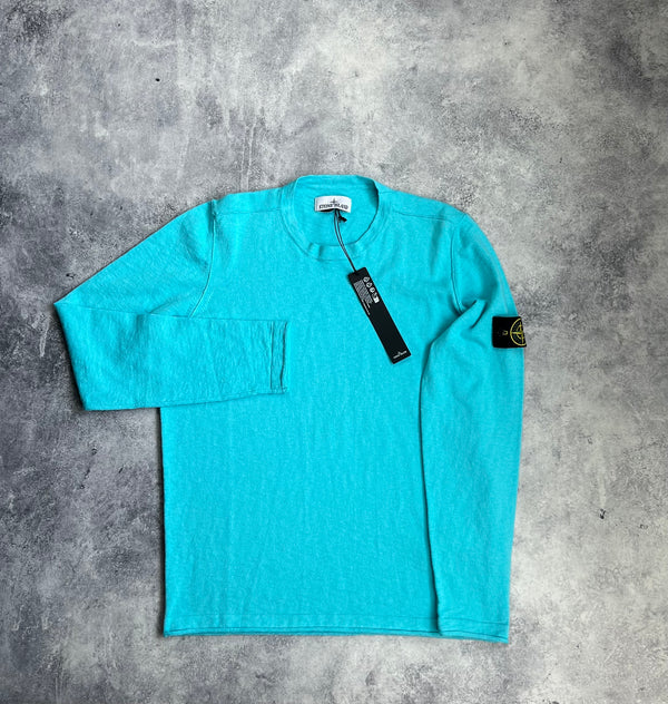 Stone island SS23 turquoise jumper