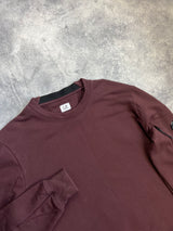 CP company burgundy jumper