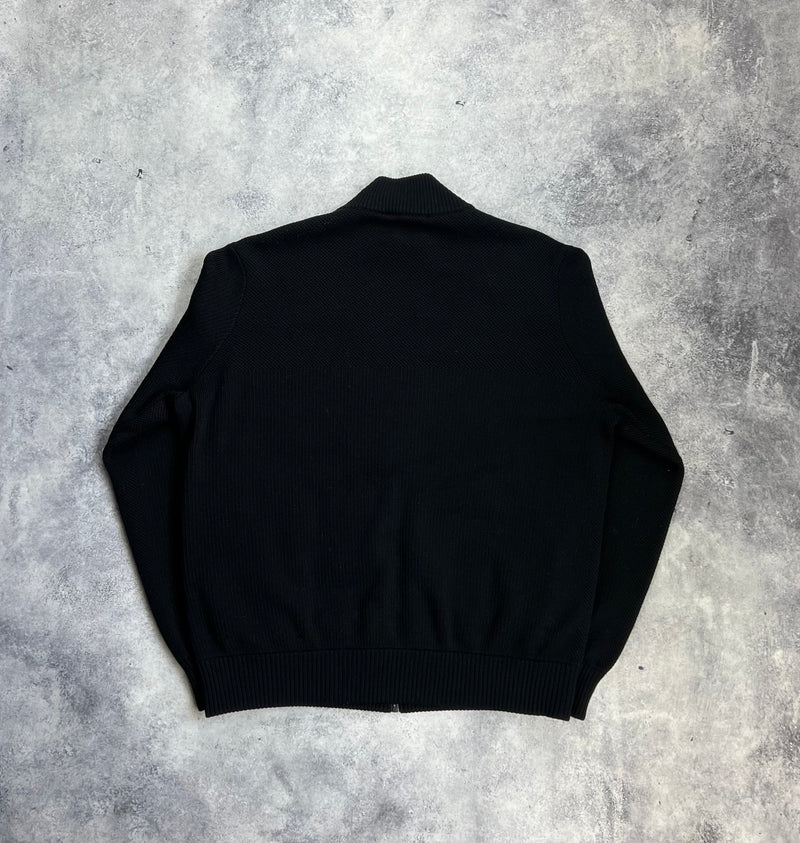 Canada goose black hybridge knit jacket