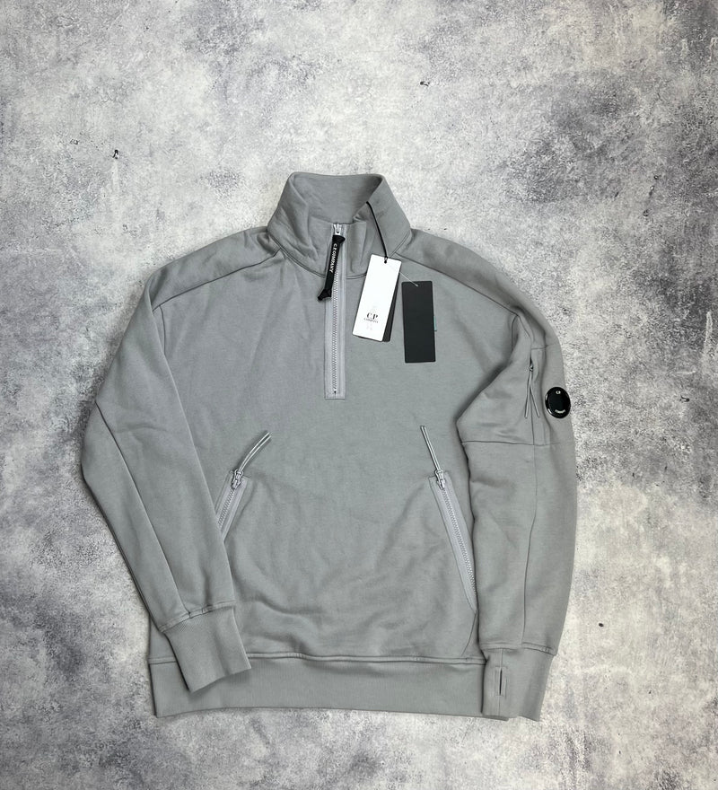 CP company shadow grey 1/4 zip jumper