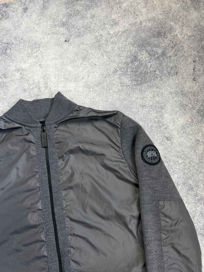 Canada goose grey windbridge zip bomber