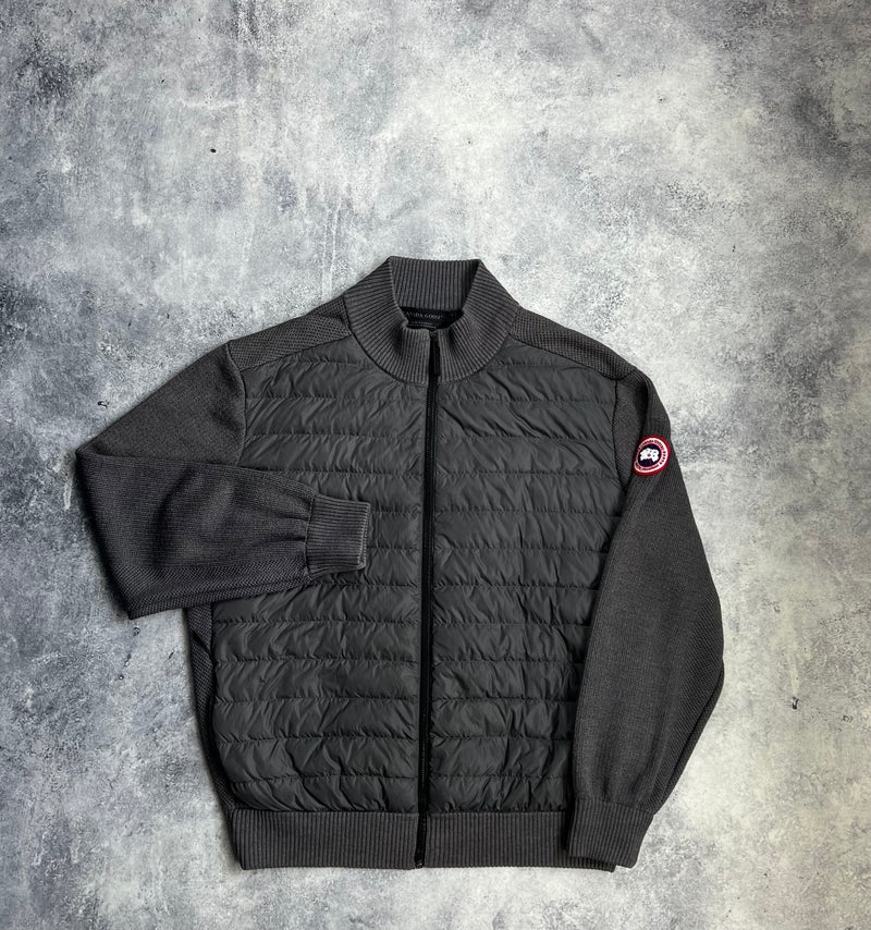 Canada goose grey hybridge knit jacket