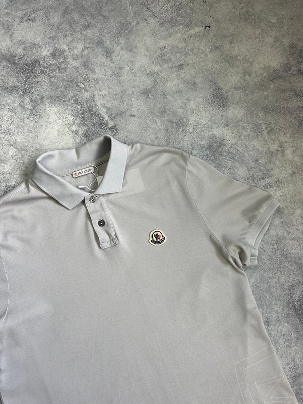 Moncler grey polo shirt