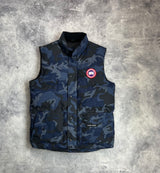 Canada goose classic navy camo gilet