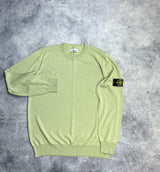 Stone island 2022 light green jumper