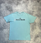 Stone island 2022 baby blue ink two tee