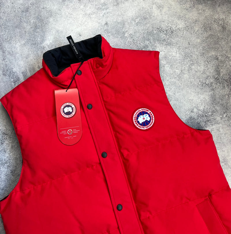 Canada goose red freestyle gilet