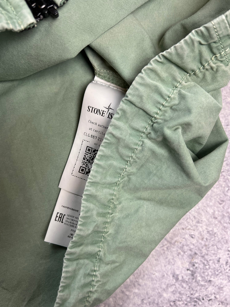 Stone island 2022 olive green overshirt